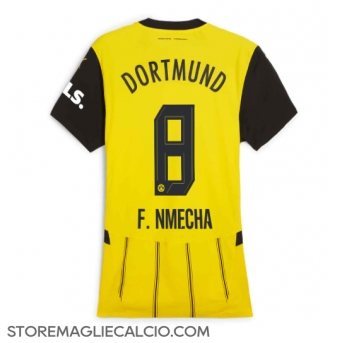 Borussia Dortmund Felix Nmecha #8 Maglia Gara Casa Repliche 2024-25 Donna
